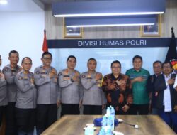 Perkuat Kolaborasi Wujudkan Pemilu Damai, Humas Polri Terima Audiensi SMSI
