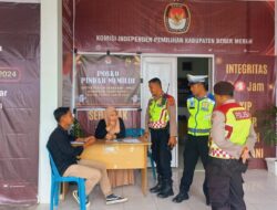 Polres Bener Meriah Lakukan Patroli Monitoring Jelang Pendaftaran Pemilu 2024