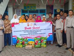 Polda Aceh Gelar Bakti Sosial Pada Peringatan HUT Korpri ke 52