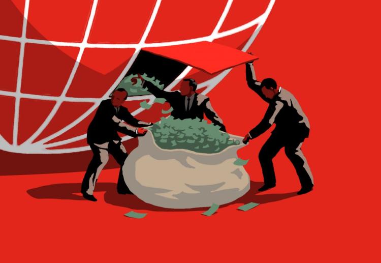 ilustrasi ekonomi politik korupsi pbj