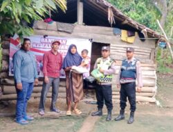 Tindak Lanjut Instruksi Presiden, Polsek Pantee Bidari Polres Aceh Timur Bantu Warga Kurang Mampu