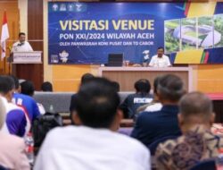 Pj Gubernur Minta Venue PON di Aceh Dijaga Dengan Baik
