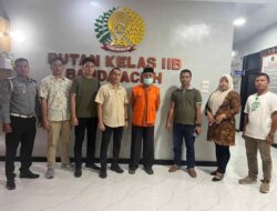 Eks Direktur PDAM Pijay Dijebloskan ke Penjara