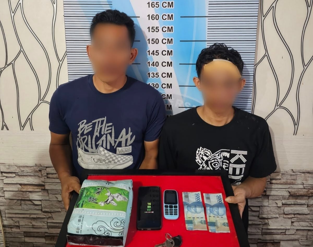 Polisi Tangkap Dua Pelaku Narkoba, 1 Kilogram Sabu Disita 1 polres-langsa