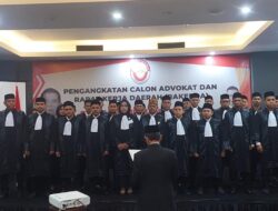 Usai Dilantik, Advokat Aceh Diminta Jaga Kode Etik