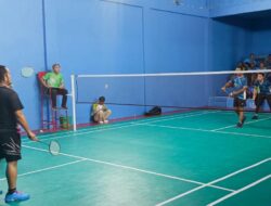 Sekda Aceh Barat Buka Turnamen Bulutangkis Antar Instansi