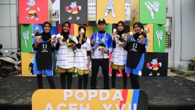 Sepak Takraw Putri Aceh Besar Raih Medali Emas