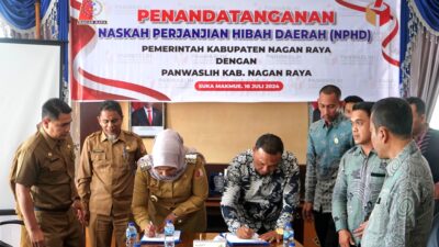 Pemkab Nagan Raya Hibahkan Rp 10,3 Miliar untuk Panwaslih