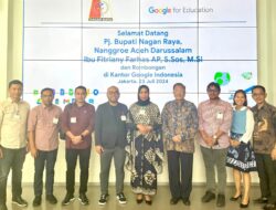 Pemkab Nagan Raya Jajaki Kerja Sama dengan Google Indonesia