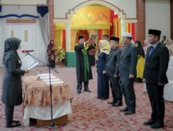 Pj Bupati Nagan Raya Lantik Empat Pejabat Pimpinan Tinggi Pratama