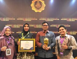 Pemkab Nagan Raya Terima Penghargaan UHC Award Tingkat Utama