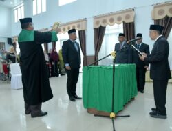 Riswandika Putra Dilantik Jadi Penjabat Sekda Bener Meriah