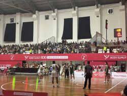 Derby Tuan Rumah, Tim Basket Sumut Tundukkan Aceh di GOR Harapan Bangsa