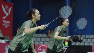 Pebulutangkis Ganda Putri Aceh Ukir Sejarah di PON 2024  