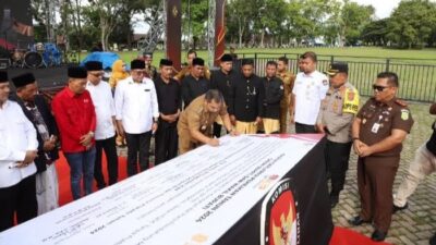 Pj Bupati Aceh Besar Ajak Peserta Pemilu Cerdas Berdemokrasi