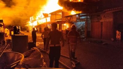Sejumlah Ruko di Sinabang Ludes Terbakar