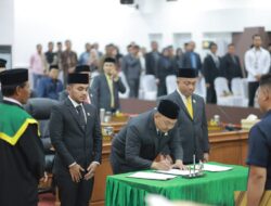 Afzalul Zikri Dilantik Jadi Pimpinan DPRK Nagan Raya