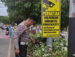 Ditlantas Polda Aceh Pasang Papan Rambu Peringatan ETLE di Sejumlah Traffic Light