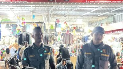 Jelang Idul Fitri 1447 H Pusat Perbelanjaan di Banda Aceh Ramai, SatPol PP dan WH Aceh Gelar Patroli Hingga Larut Malam