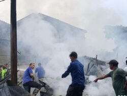 Satu Unit Rumah Warga Terbakar di Langsa