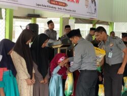 Lapas Kelas III Sinabang Gelar Maulid dan Santuni anak Yatim