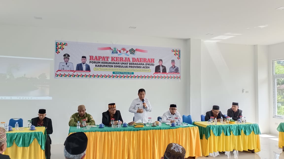 FKUB Simeulue Gelar Rakerda, Ahmadlyah Sampaikan Tiga Pesan Penting 1 fkub-simeulue