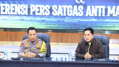 Berantas Mafia Skor, Polri dan PSSI Komitmen Jadikan Sepak Bola Indonesia Lebih Baik