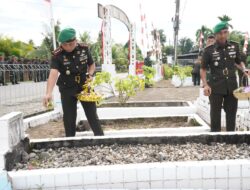 Jelang HJK Ke-78, Korem 012/TU Lakukan Ziarah dan Tabur Bunga