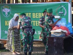 Jum’at Berkah, Korem 012/TU Bagikan Nasi Kotak Pada Warga Aceh Barat