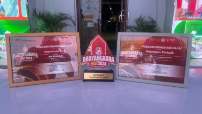 Pemko Banda Aceh dan Polresta Raih Penghargaan Anjungan Terbaik Bhayangkara Fest 2024
