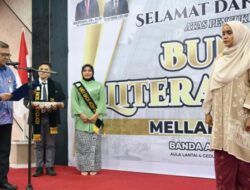 Mellani Subarni Dikukuhkan Sebagai Bunda Literasi Aceh