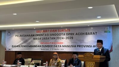 Pj Bupati Aceh Barat Hadiri Orientasi DPRK, Tekankan Pentingnya Kolaborasi dengan Pemerintah Daerah