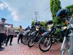 Jelang Hari Buruh, Polresta Banda Aceh Gelar Apel Sarpras dan Siapkan 300 Personel