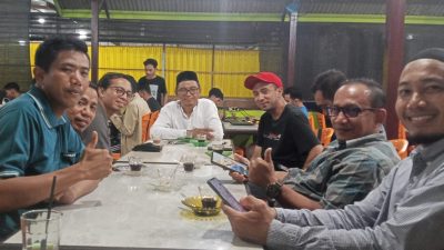 Rapat koordinasi BPMP Aceh dan PDM Simeulue persiapan kunjungan Menteri Pendidikan Dasar dan Menengah, Selasa malam (28/7/2026).
