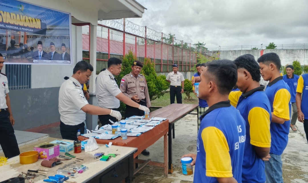 Sinergi TNI-Polri, Lapas Sinabang Tes Urine 20 Petugas dan 20 Warga Binaan 1 IMG 20260918 WA0008