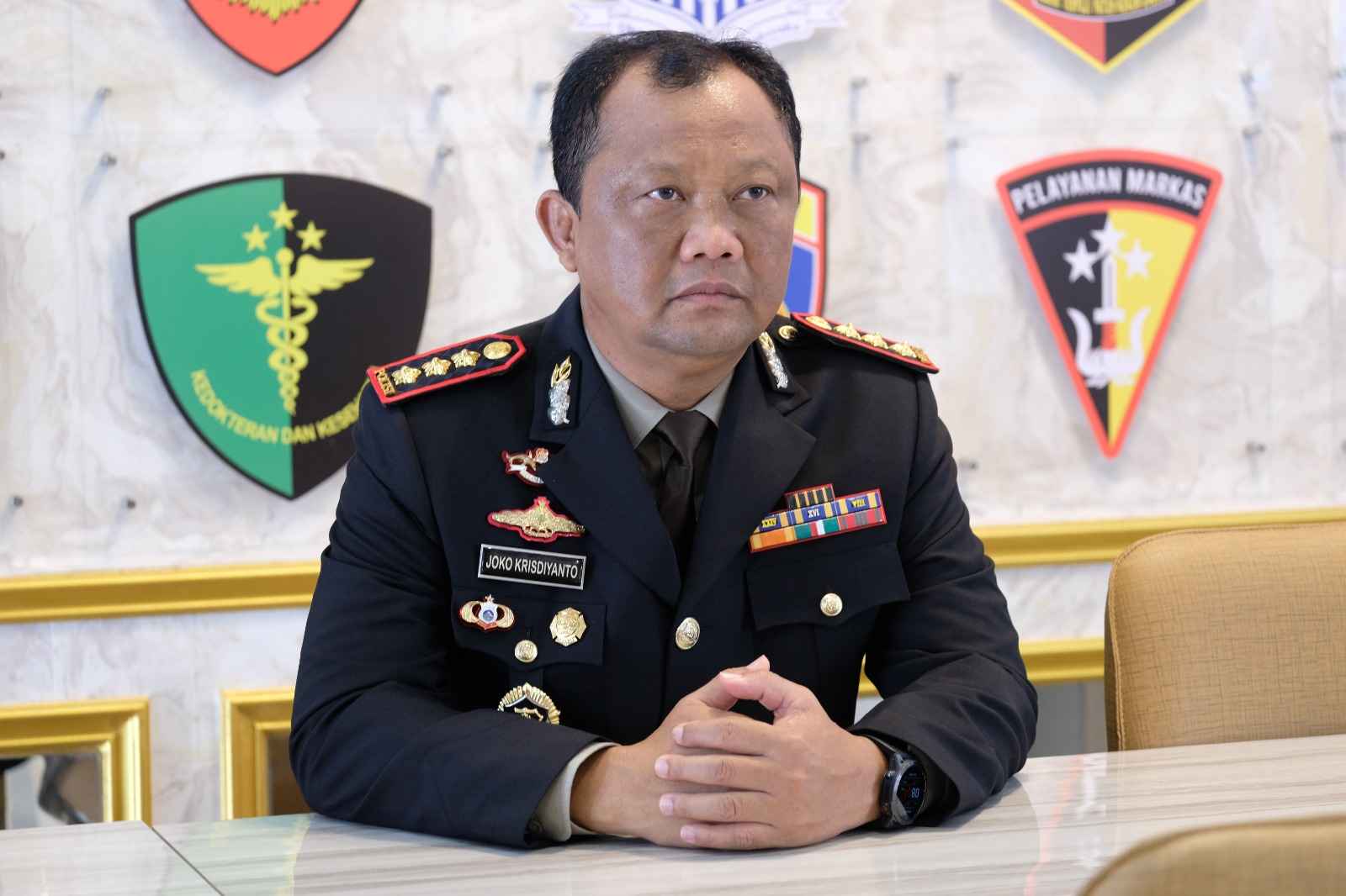 Joko Krisdiyanto Minta Masyarakat Jangan Mudah Terpengaruh Hoaks Soal Pemilu 1 Kasatgas Humas Operasi Mantap Brata (OMB) Seulawah Kombes Joko Krisdiyanto