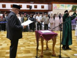 Lantik Azhari sebagai Pj Wali Kota Subulussalam, Bustami: Upayakan Pembahasan APBK Tepat Waktu