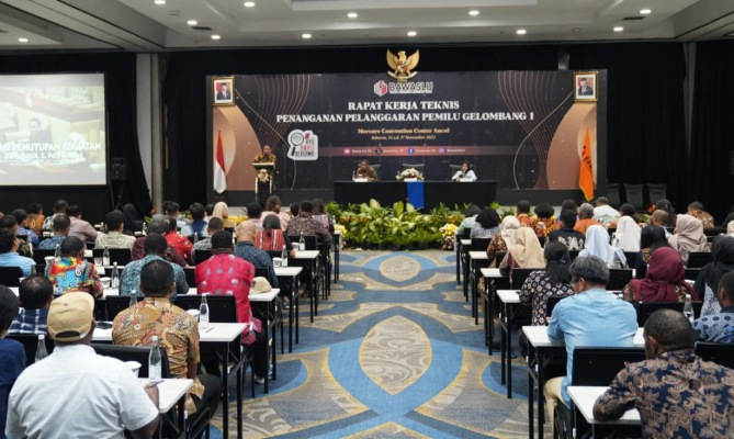 Rapat Kerja Teknis Penanganan Pelanggaran Pemilu Gelombang I