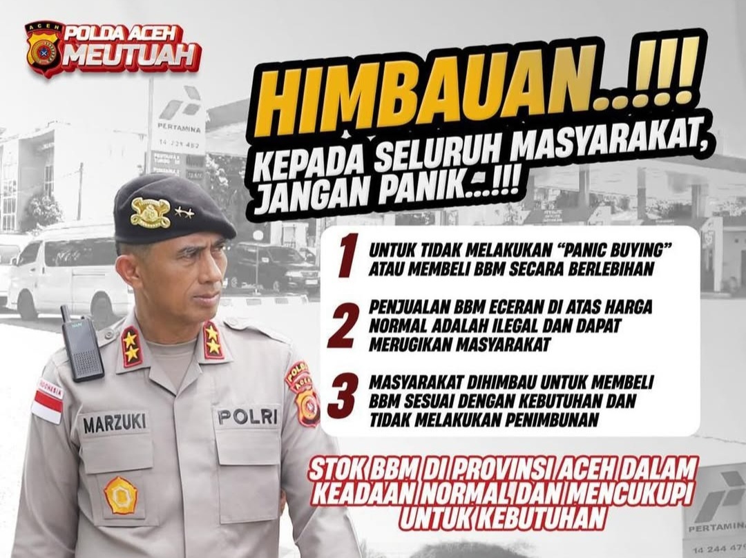 Foto: Dok. Humas Polda Aceh, Jumat (6/3/2026) Situasi.co.id