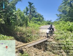 Banjir Hanyutkan Jembatan Kayu di Suak Lamatan, Akses Warga Terputus