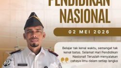 Kalapas Kelas III Sinabang Ucapkan Selamat Hari Pendidikan Nasional, Ajak Terus Semangat Belajar