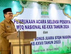 Buka Seleksi MTQN ke-30, Azwardi Harap Peserta Mewakili Aceh Mampu Bersaing Ditingkat Nasional