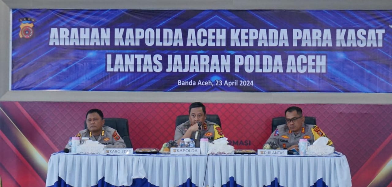 Meminimalisir Angka Laka Lantas, Kapolda Aceh Apresiasi Upaya Ditlantas dan Jajaran 1 apresiasi ditlantas polda aceh