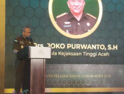 Kejati dan Disdik Buka Seleksi Duta Pelajar Sadar Hukum Provinsi Aceh Tahun 2023