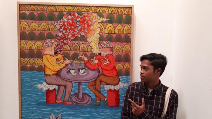 juara 1 Lomba Lukis pada Pekan Seni Mahasiswa Nasional