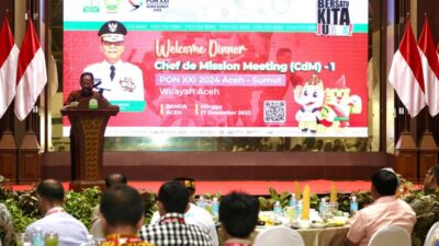 Pj Gubernur Aceh: Venue PON 100 Persen Rampung sebelum Dimulai