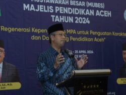 Majelis Pendidikan Aceh Gelar Mubes, PJ Gubernur Harap Jadi Sarana Lahirkan Ide Strategis