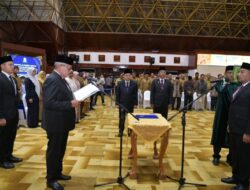 Upaya Sukseskan PON XXI dan PSN, Pj Gubernur Aceh Lantik Kepala BPKA