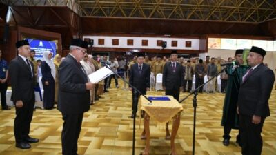 Upaya Sukseskan PON XXI dan PSN, Pj Gubernur Aceh Lantik Kepala BPKA