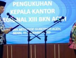 Malam Ini, Kepala BKN Aceh yang Baru Dikukuhkan Pj Gubernur